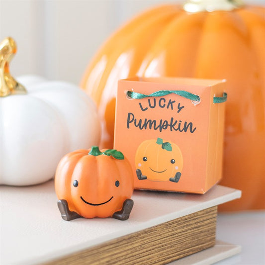 CUTE LUCKY PUMPKIN ORNAMENT