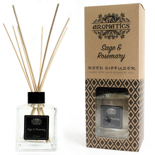 Essential Oil Reed Diffuser - Sage & Rosemary 200ml