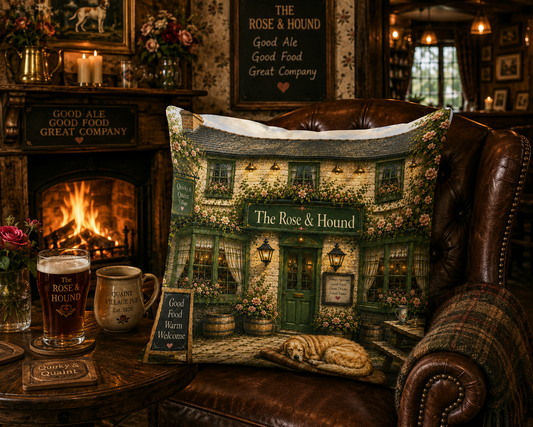 Rose & Hound Cushion