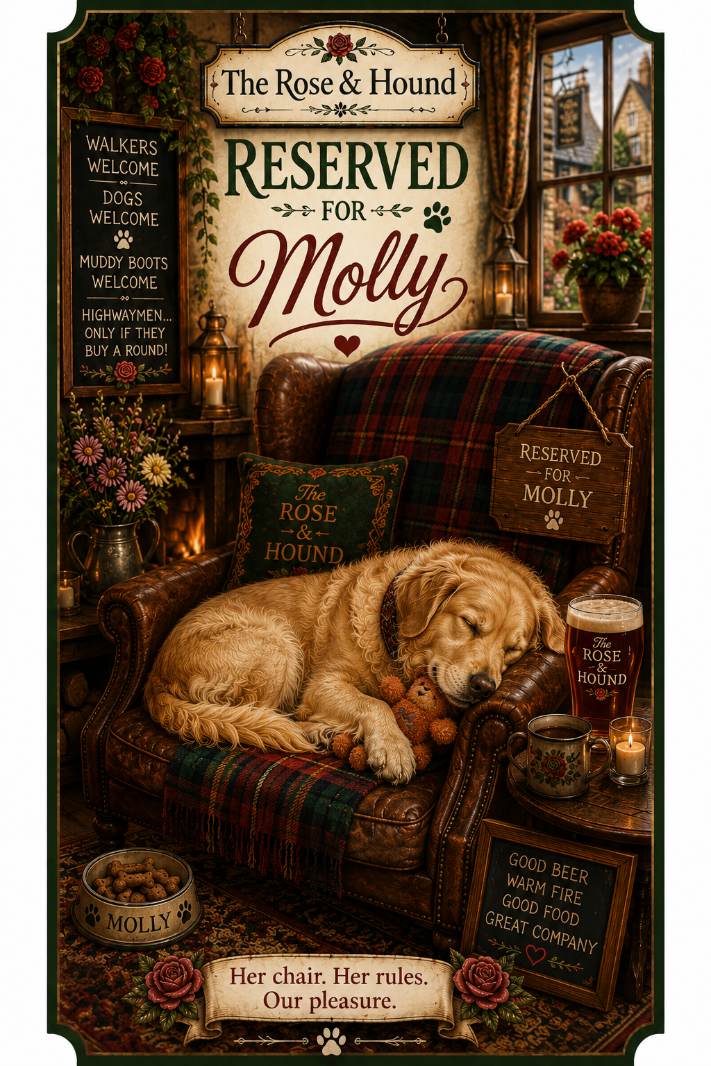 Reserved for Molly Bookmark