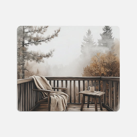 Rustic Christmas View Throw