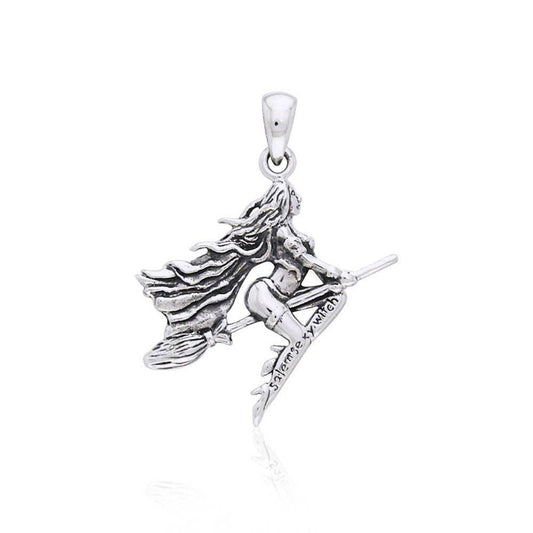 Sexy Witch Pendant (Sterling Silver)