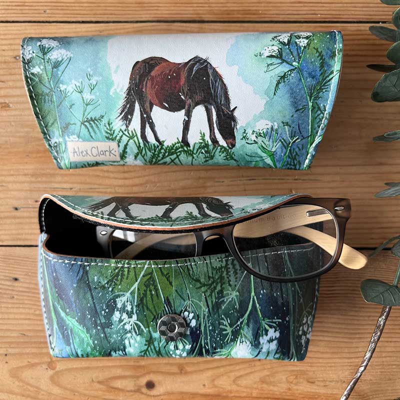 Spectacle Case - Horse and Cow Parsley