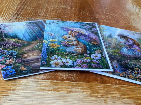 Springtime pack of 3 cards
