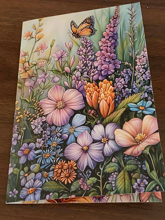 Spring Flowers Card