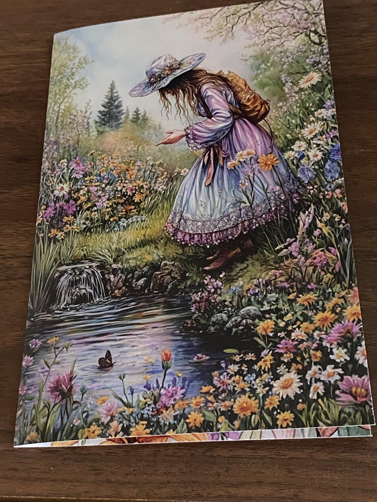 Spring Girl Card