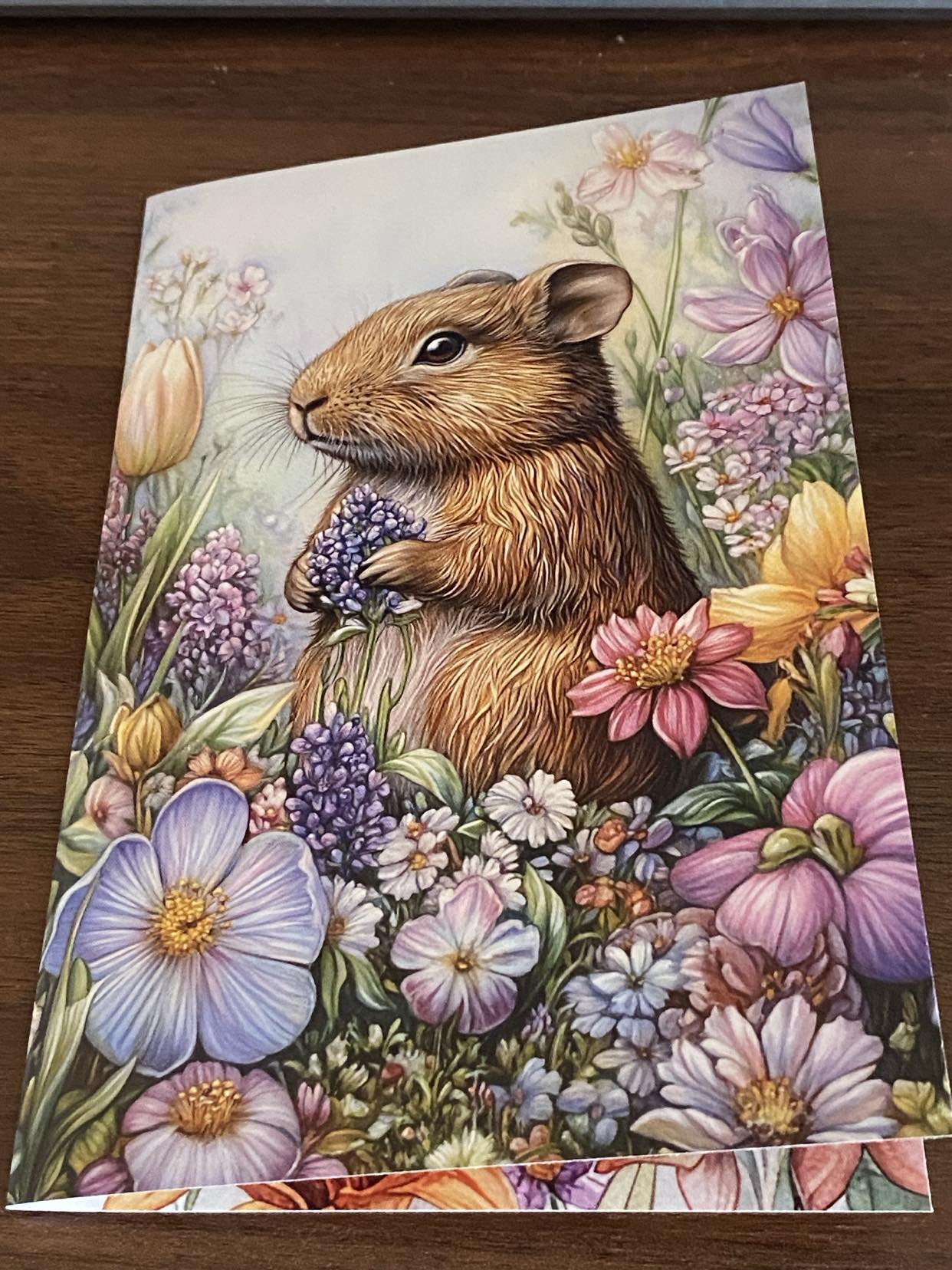 Spring Mouse Card