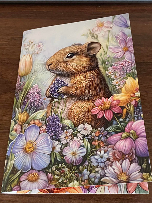 Spring Mouse Card
