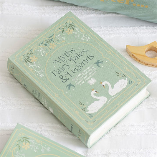 GREEN BOOK SHAPED STORAGE BOX
