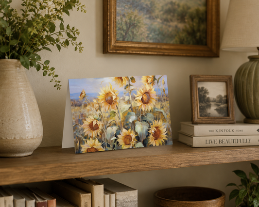 Sunflower Card