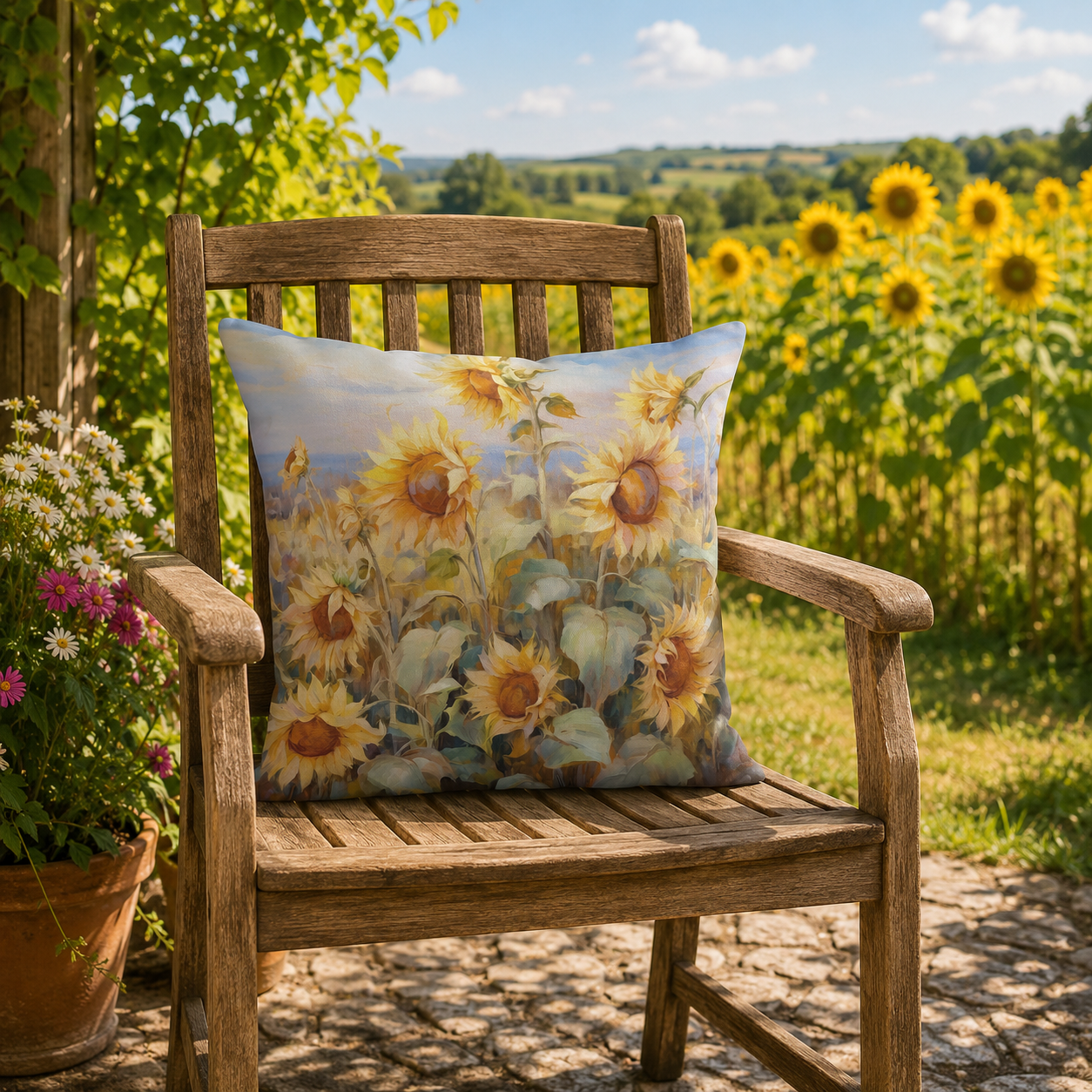 Sunflower Cushion