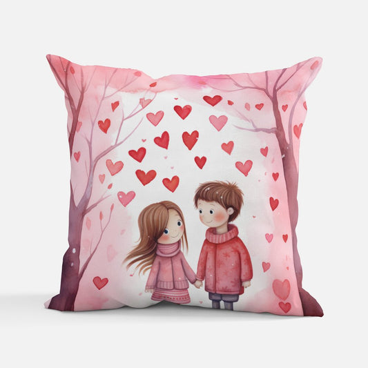 Valentine's Boy & Girl Cushion