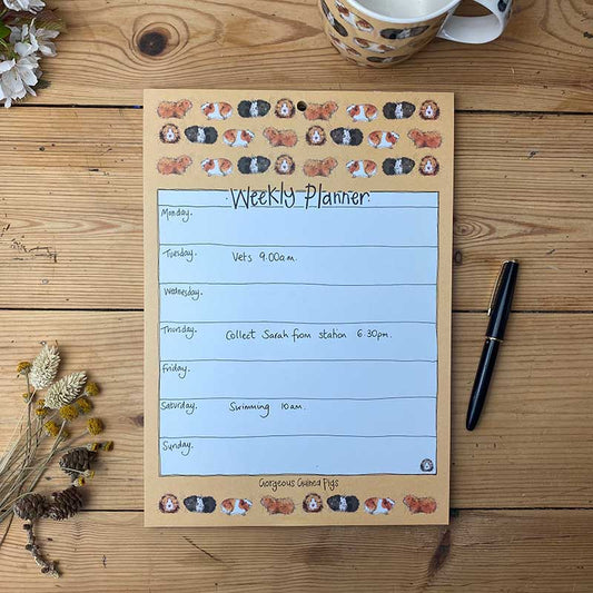 Weekly Planner - Gorgeous Guinea Pigs