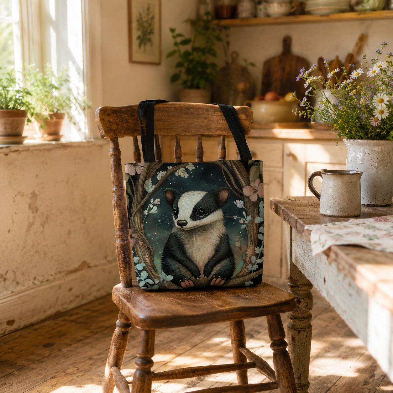 Woodland Friend Badger Fashion Bag