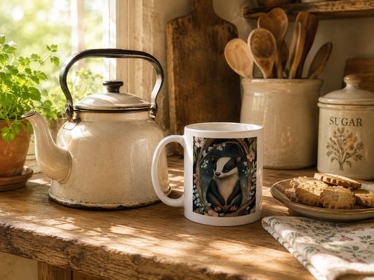 Woodland Friend Badger Mug