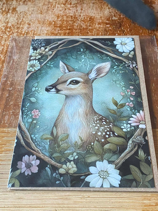 Woodland Friend Deer Card