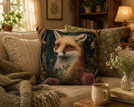Woodland Friend Fox Cushion