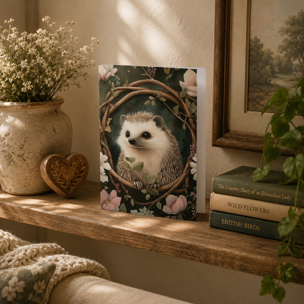 Woodland Friend Hedgehog Card