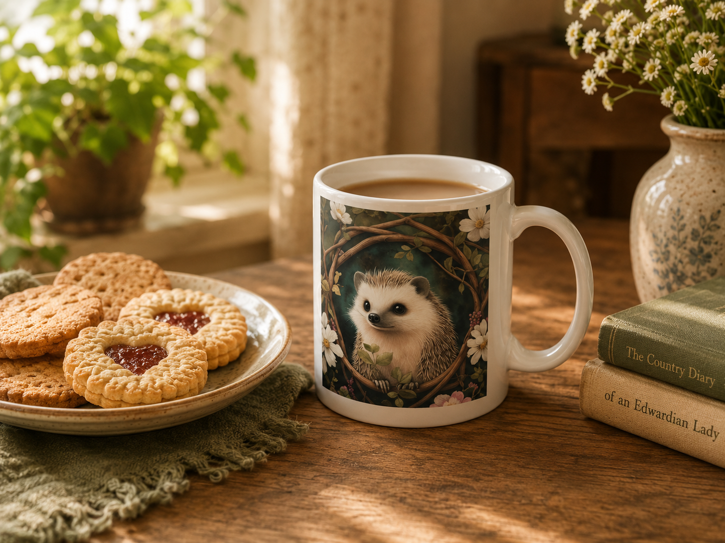 Woodland Friend Hedgehog Mug