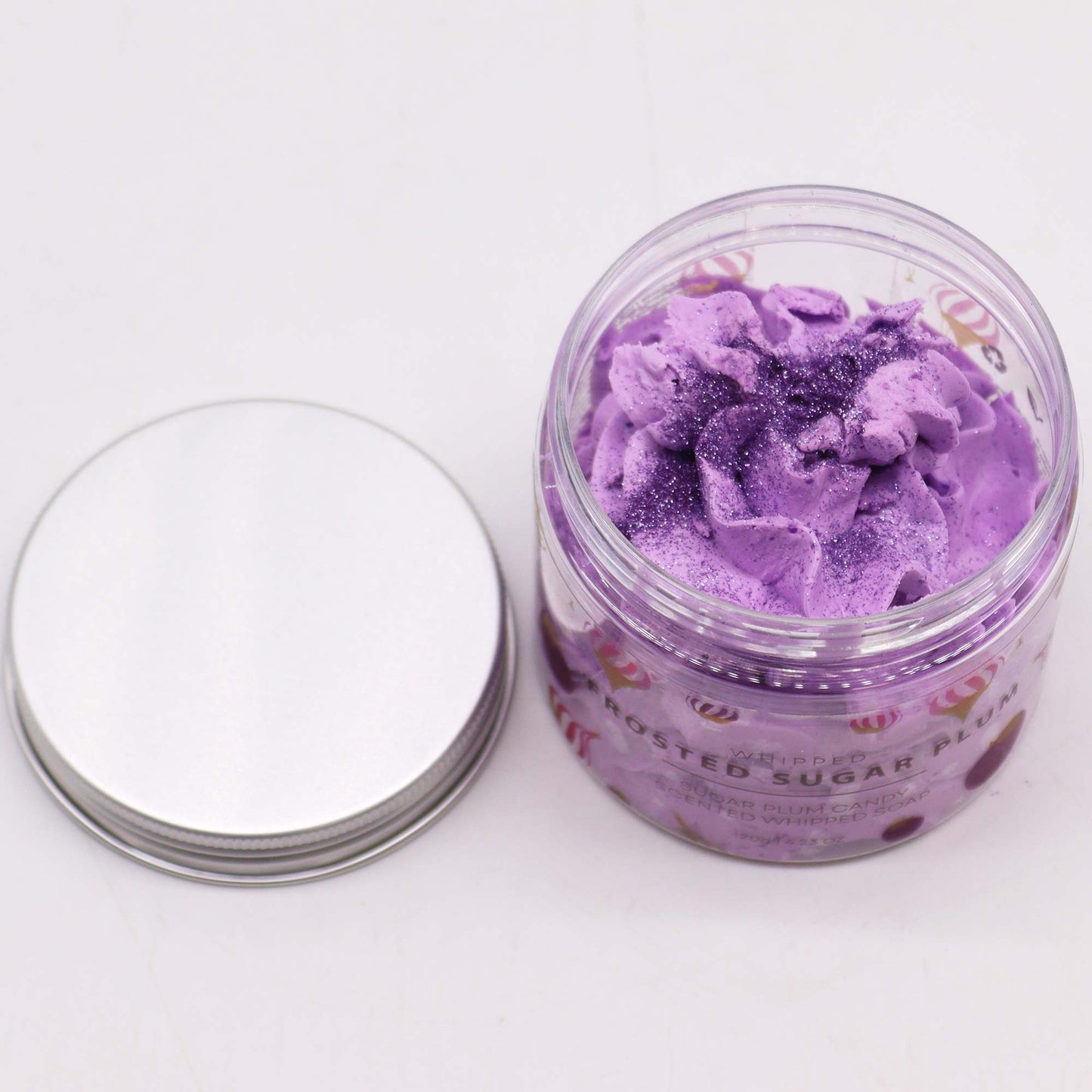 Whipped Cream Soap - Frosted Sugar Plum - 120g