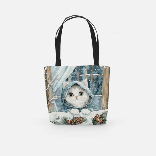 Winter Witch Cat Fashion Bag