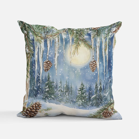 Winter Witch Woods Cushion
