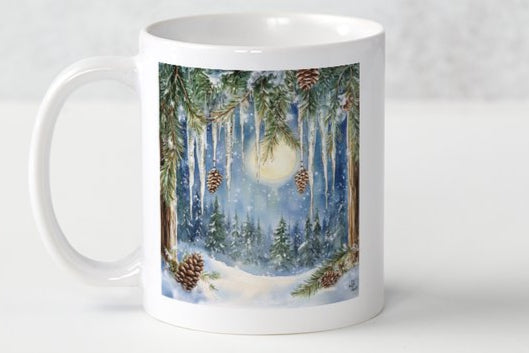 Winter Witch woods Mug