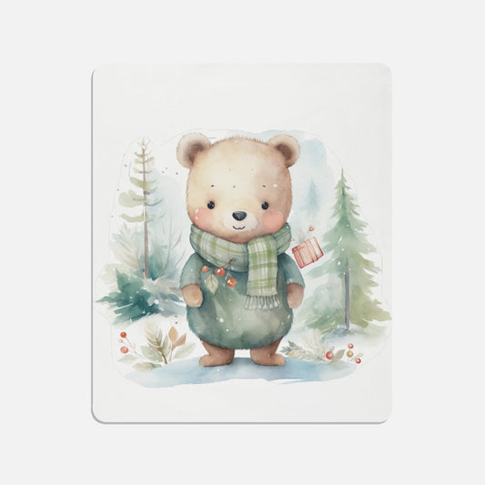 Christmas Bear Throw