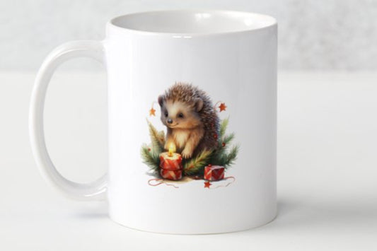 Christmas Hedgehog Mug