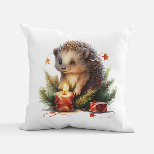 Christmas Hedgehog Cushion