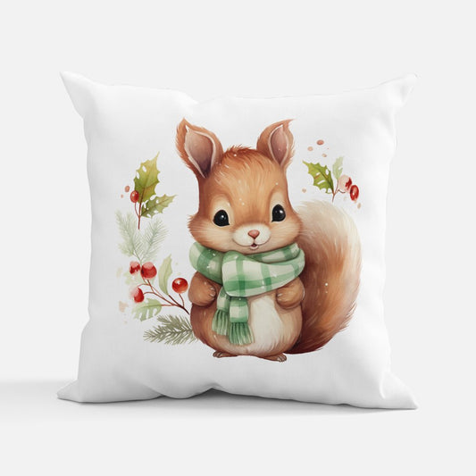 Christmas Squirel Cushion