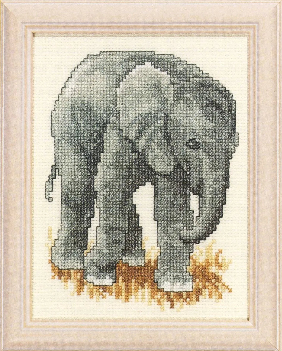 ELEPHANT COUNTED CROSS STITCH KIT